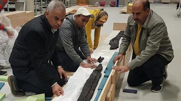 نقل آثار للمتحف المصري الجديد