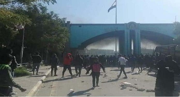 اشتباكات جامعة واسط