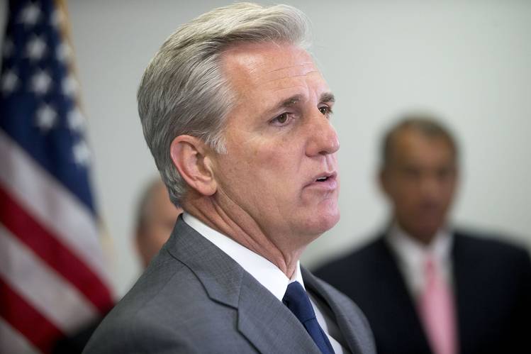 Kevin McCarthy, leader of the House Minority