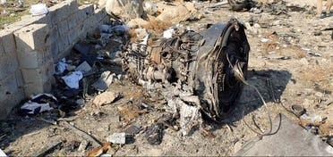 General view of the debris of the Ukraine International Airlines, flight PS752, that was downed after take-off from Iran's Imam Khomeini airport, on the outskirts of Tehran, Iran. (Reuters)