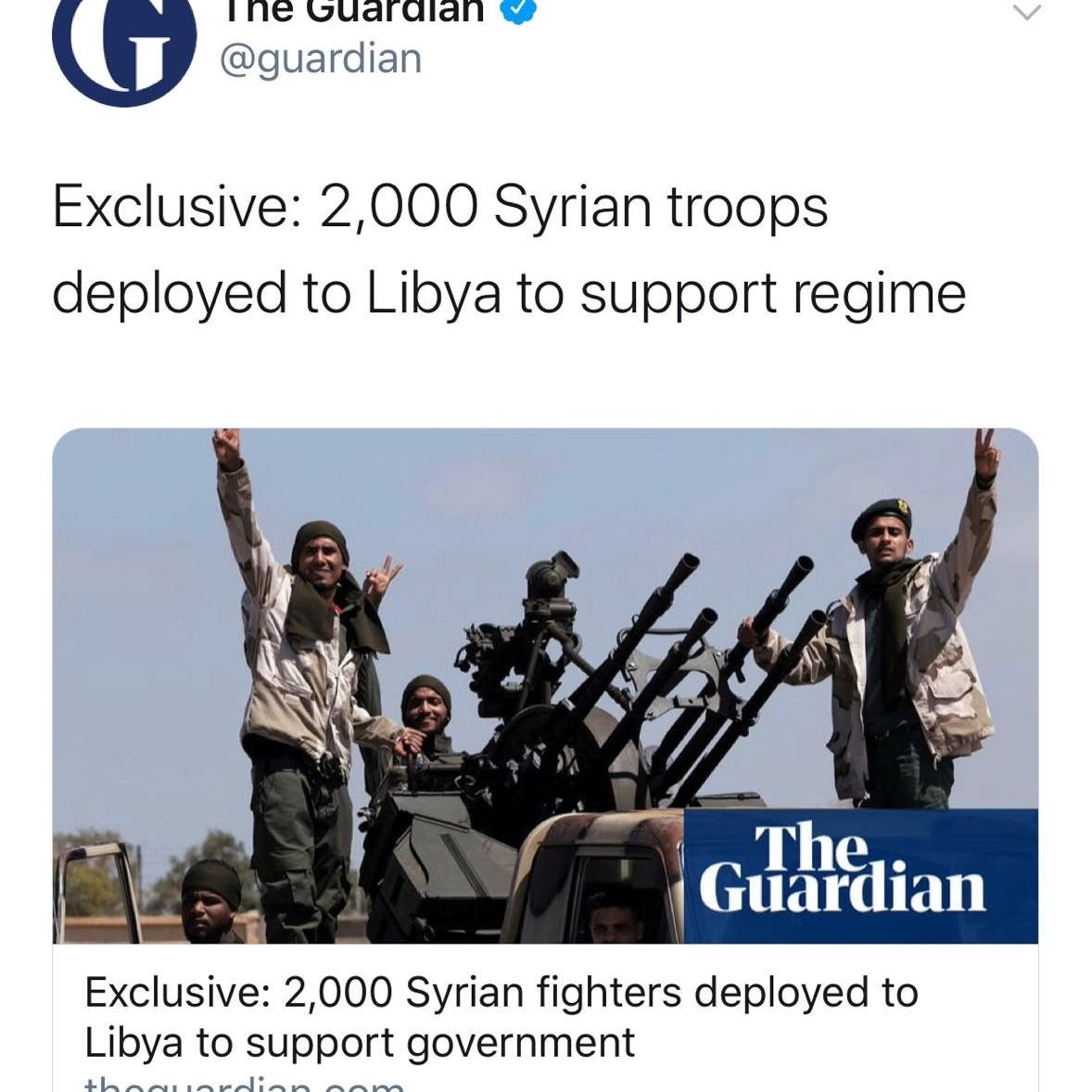 2000 سوري غادروا تركيا للقتال في ليبيا