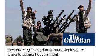 2000 سوري غادروا تركيا للقتال في ليبيا