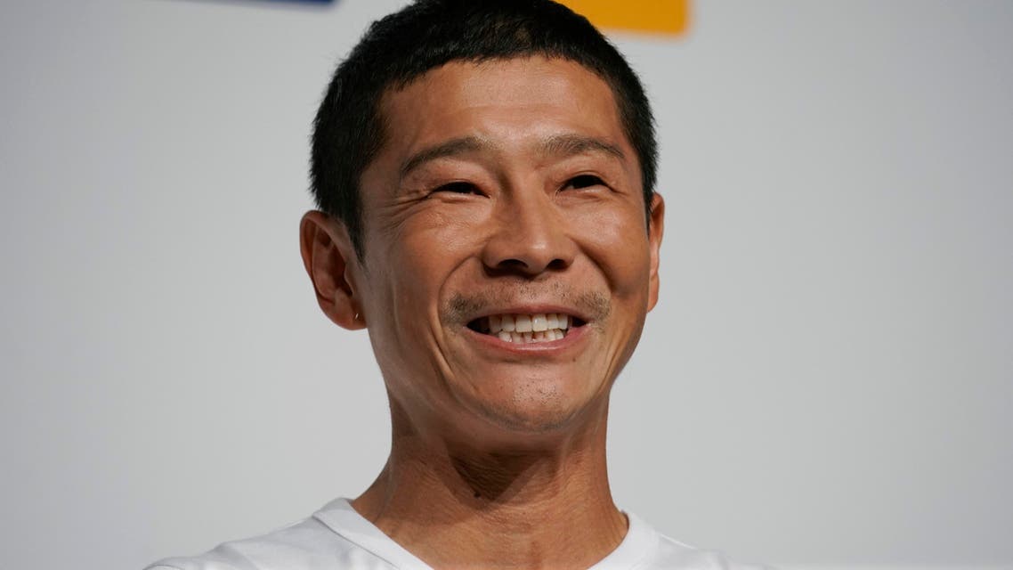 Zozo founder Yusaku Maezawa attends a news conference Thursday, Sept. 12, 2019, in Tokyo. (AP)