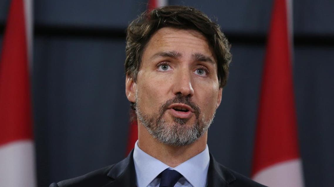 Canadian Prime Minister Justin Trudeau speaks at a news conference January 17, 2020 in Ottawa, Canada. (AFP)
