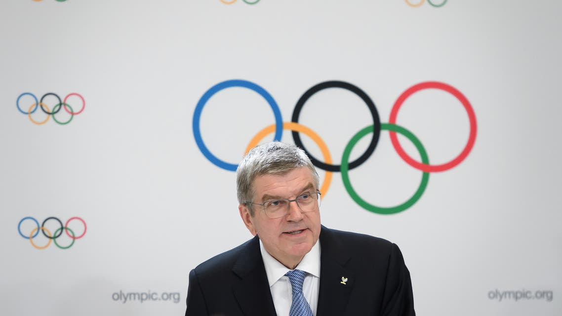 International Olympic Committee (IOC) president Thomas Bach arrives for a press conference closing an Olympic session in Lausanne on January 10, 2020.