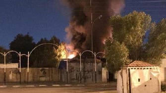 Protesters burn headquarters of Iraqi Hezbollah militia in Najaf