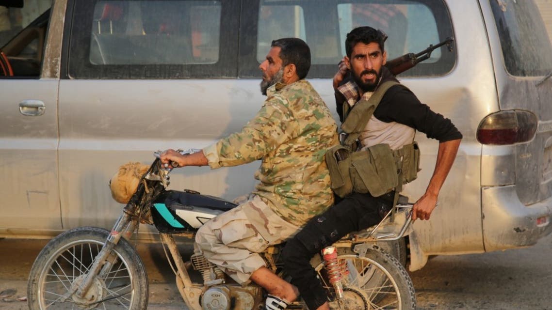 مقاتلون موالون لأنقرة في سوريا - فرانس برس
