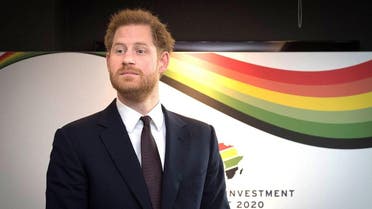 Britain's Prince Harry attends the UK-Africa Investment Summit at the Intercontinental Hotel in London. (Reuters)