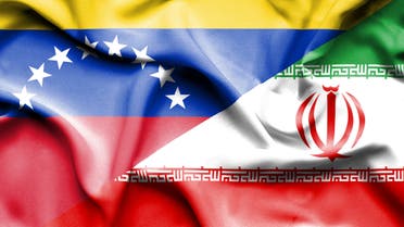 venezuela iran flag istock