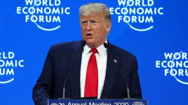US President Donald Trump delivers a speech during the 50th World Economic Forum (WEF) annual meeting in Davos, Switzerland, January 21, 2020. (Photo: Reuters)