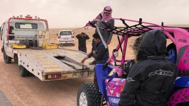 Breakdown at Dakar rally (supplied)