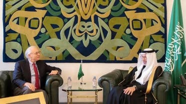 Saudi Arabia’s Minister of State for African Affairs Ahmed bin Abdulaziz Kattan meeting with US Envoy to Sudan. (Supplied)