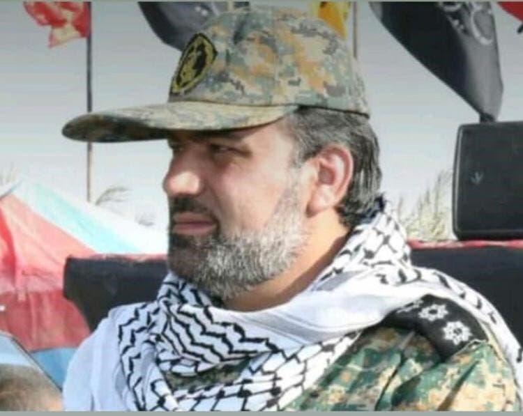 العقيد عبد الحسين مجدمي قائد ميليشيات الباسيج في الأهواز (أرشيفية)