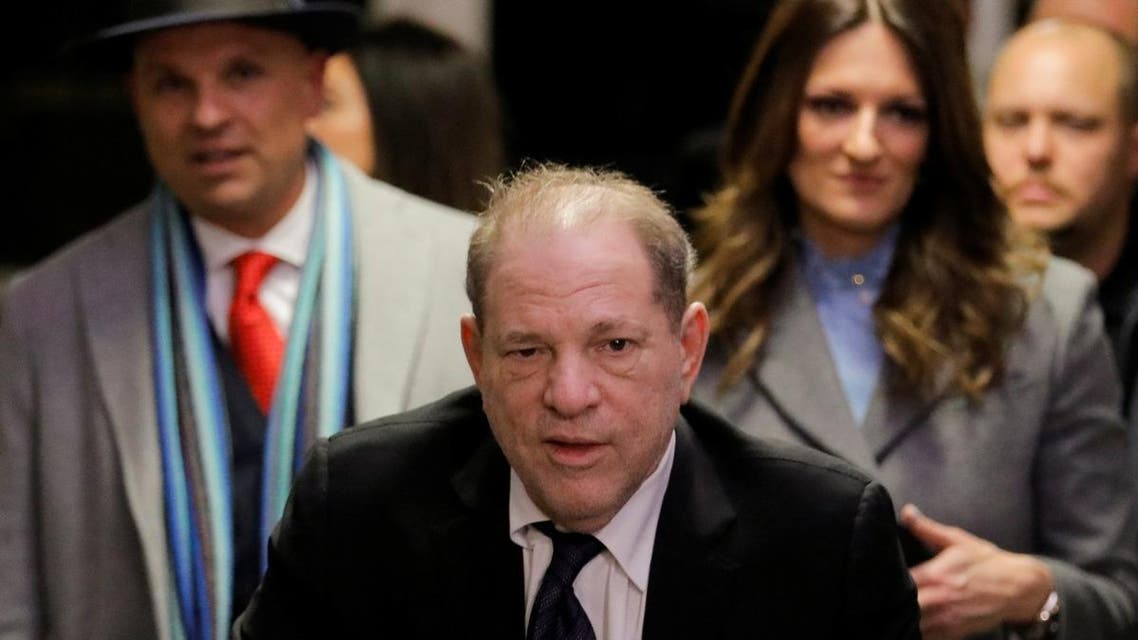 Film producer Harvey Weinstein departs his sexual assault trial at New York Criminal Court in the Manhattan borough of New York City on January 22, 2020. (Reuters)