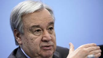 UN chief Guterres urges political solution to end Syria conflict