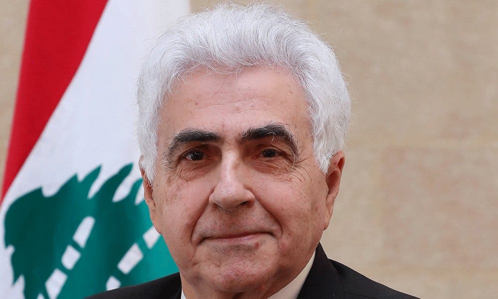 وزير الخارجية اللبناني ناصيف حتي