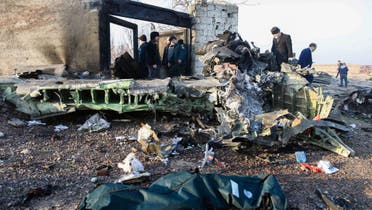  بقایای هواپیمای سرنگون شده  اوکراینی
