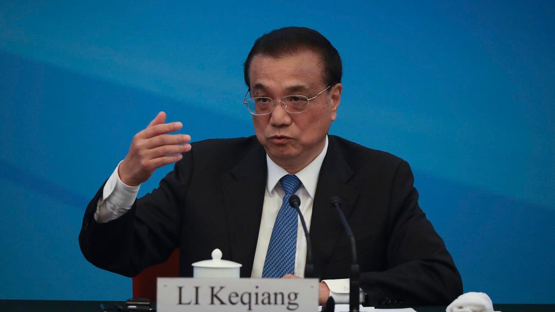 Chinese Premier Li Keqiang gives a speech at the Round Table of the German-Chinese Advised Economic Committee. (AP)