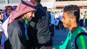 عبدالعزيز الفيصل يستقبل بعثة المنتخب الأولمبي