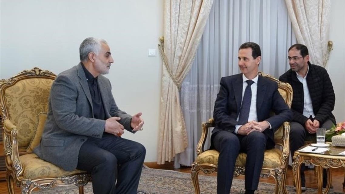 لقاء سليماني ببشار الاسد في طهران