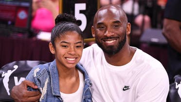 Kobe Bryant is pictured with his daughter Gianna at the WNBA All Star Game at Mandalay Bay Events Center. (Stephen R. Sylvanie, USA TODAY Sports: Reuters)