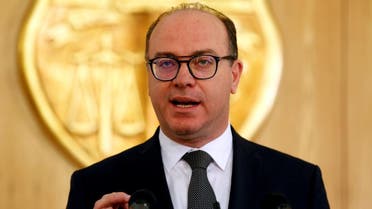 Tunisia's prime minister designate Elyess Fakhfakh speaks during a news conference in Tunis, Tunisia January 24, 2020.(Reuters)