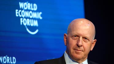 Goldman Sachs' Chairman and CEO David Solomon attends a session at the 50th World Economic Forum (WEF) annual meeting in Davos, Switzerland, January 21, 2020. (Reuters)