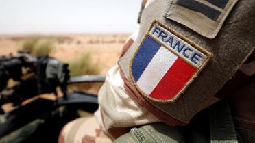 A close-up of a France's flag patch worn by French troops in Africa's Sahel region as part of the anti-insurgent Operation Barkhane in Inaloglog, Mali, October 17, 2017. (File photo: Reuters)