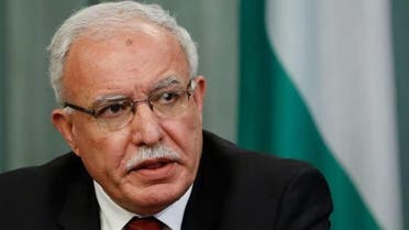 Palestinian foreign Minister Riyadh Almalaki