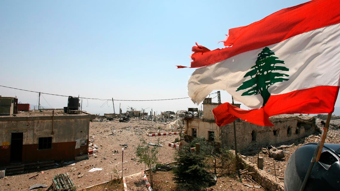 A Lebanese flag flies over Khiam prison on Aug. 16, 2006. (File photo: AP)