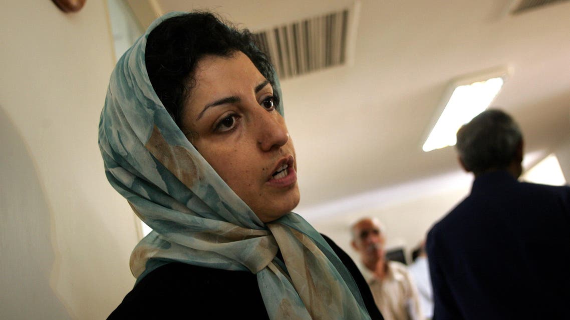 Iranian opposition human rights activist Narges Mohammadi in Tehran on June 25, 2007. (File photo: AP)