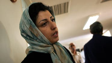 Iranian opposition human rights activist Narges Mohammadi in Tehran. (File photo: AP)