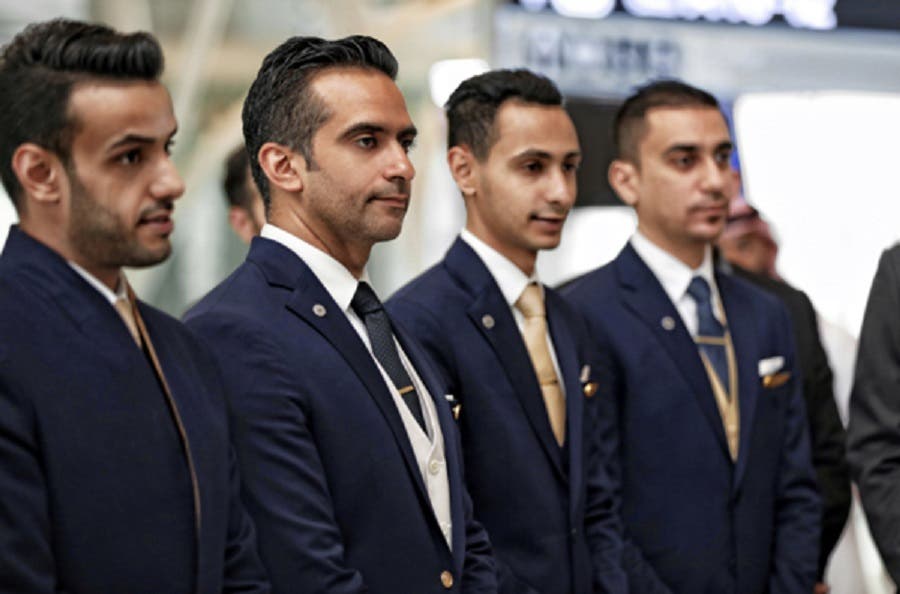 Saudi Arabian Airlines cabin crew new uniform -3 (Supplied)