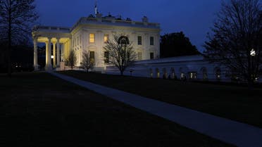 WASHINGTON, DC - FEBRUARY 5: The White House stands at dusk on Wednesday evening after President Donald Trump was acquitted on both articles of impeachment in the Senate trial on February 5, 2020 in Washington, DC. Drew Angerer/Getty Images/AFP