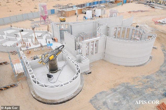 أكبر مبنى مطبوع ثلاثي الأبعاد في دبي