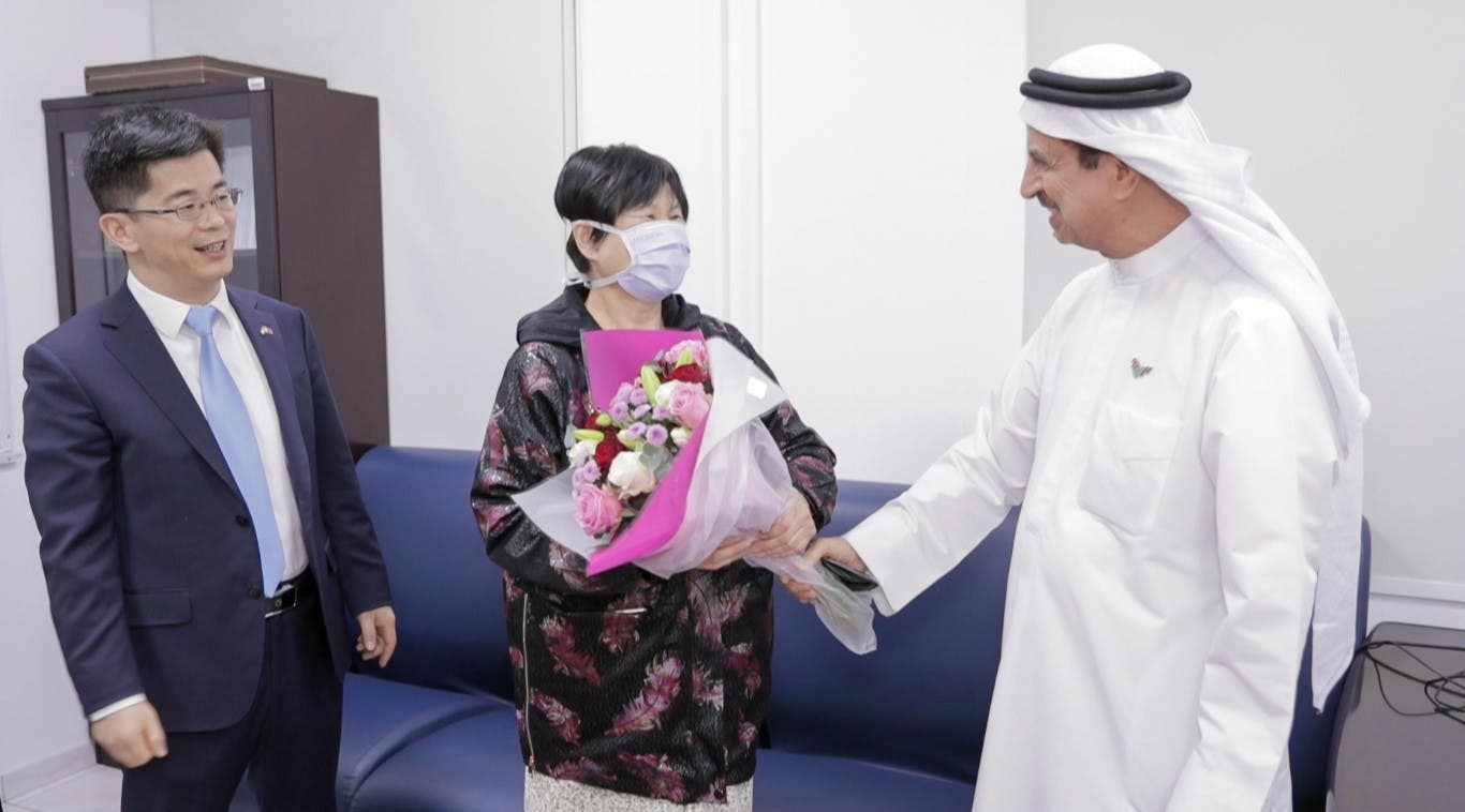 The Chinese Consul General in Dubai Li Xuhang visiting Yujia. (WAM)
