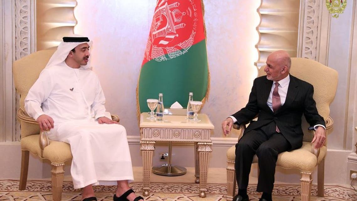 گسترش مناسبات تجارتی محور گفت‌وگوی رئیس‌جمهوری افغانستان با وزیر خارجه امارات