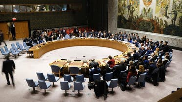 embers of the United Nations (UN) Security Council participate in a meeting titled "Maintenance of International Peace and Security" on January 09, 2020 in New York City. (AFP)