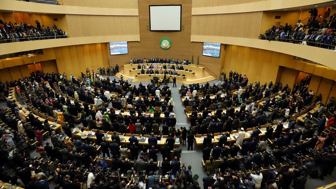 A general view shows the opening of the 33rd Ordinary Session of the Assembly of the Heads of State and the Government of the African Union (AU) in Addis Ababa, Ethiopia, February 9, 2020. REUTERS/Tiksa Negeri