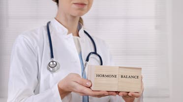 Female Hormone balance , Gynecology concept stock photo