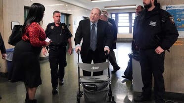 Film producer Harvey Weinstein arrives at Criminal Court during his sexual assault trial in the Manhattan borough of New York City. (Reuters)