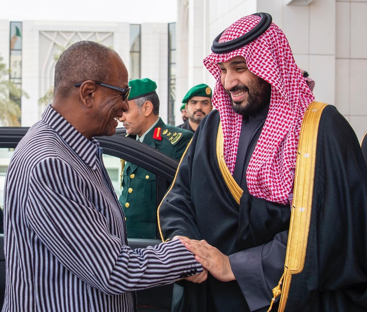 محمد بن سلمان مع ألفا كوندي