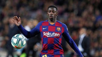 Barcelona forward Dembele out of action for six months after hamstring operation