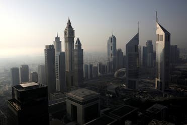 A general view of Dubai International Financial Centre (DIFC) among high-rise towers in Dubai. (Reuters)