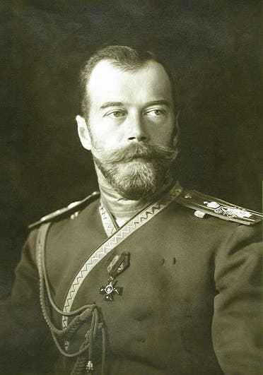 صورة للقيصر الروسي نيقولا الثاني