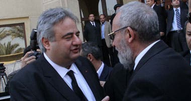 رامي لكح ومحمد بديع مرشد الإخوان
