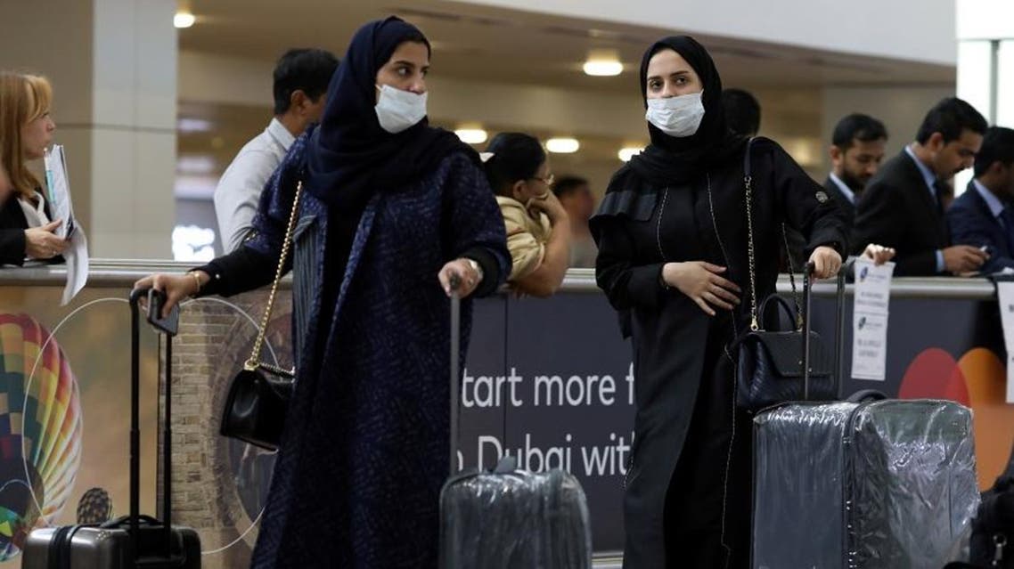 Travelers wear masks as they arrive at the Dubai International Airport, after the UAE's Ministry of Health and Community Prevention confirmed the country's first case of coronavirus, in Dubai, United Arab Emirates January 29, 2020. (File photo: Reuters)