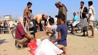مساعدات غذائية إلى اليمن (أرشيفية- فرانس برس)