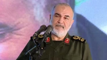 Major General Hossein Salami said in a speech at a ceremony marking the 40th day since the death of top commander Qassem Soleimani on February 13, 2020. (Reuters)