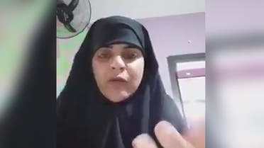 Video of a Lebanese woman criticizing Shia political leaders in Beirut has gone viral. (Screengrab)